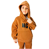Худи для мальчика Colabear 611097 коричневый 1